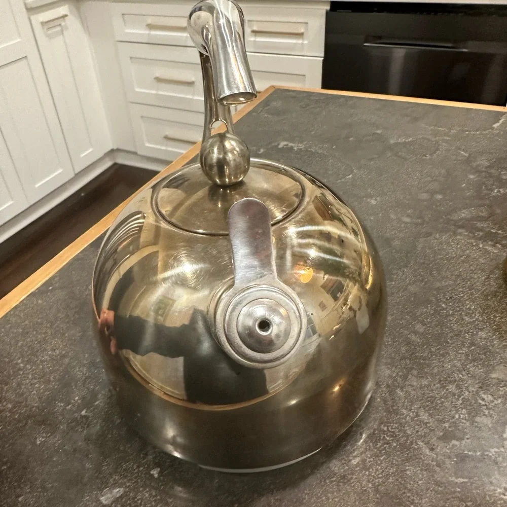 Williams Sonoma Silver Tea Kettle